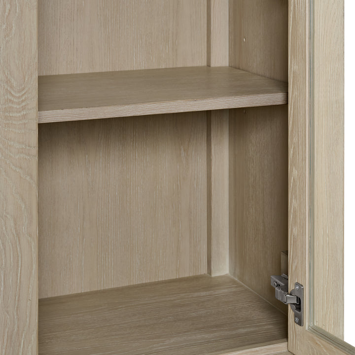 Breckenridge 22" Linen Cabinet in Whitewashed Oak