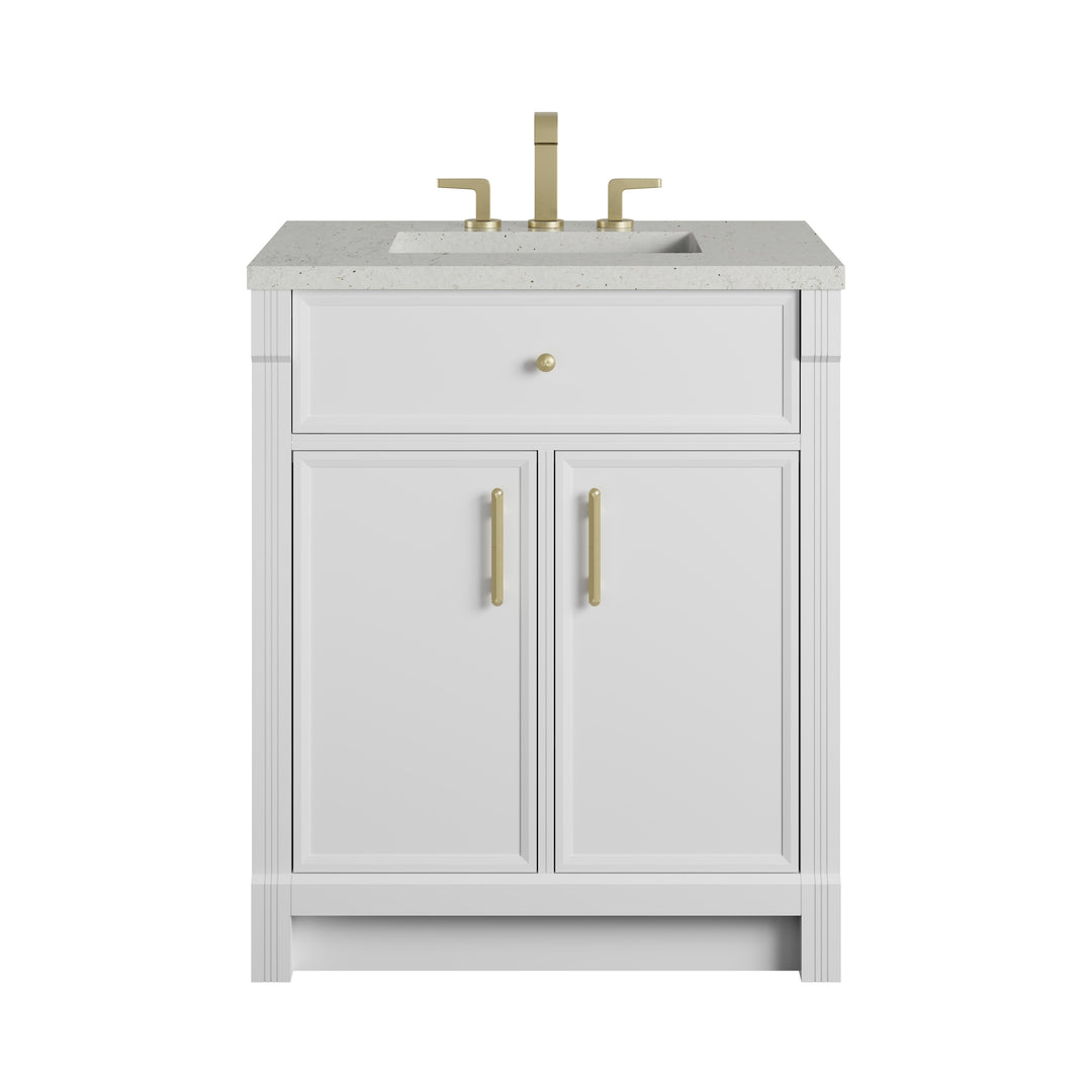 Bellshire Sink Freestanding Bathroom Vanity with Silestone Top