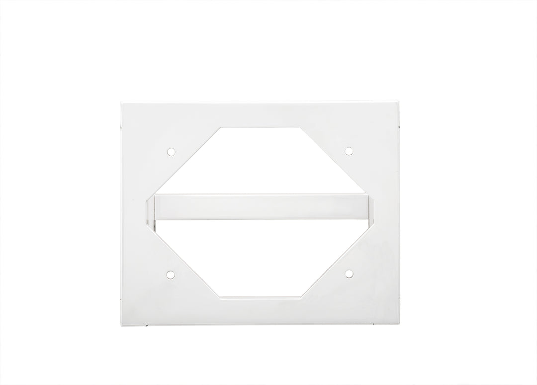 Addison 12" Wooden Stand for Petite Tower Hutch in Glossy White
