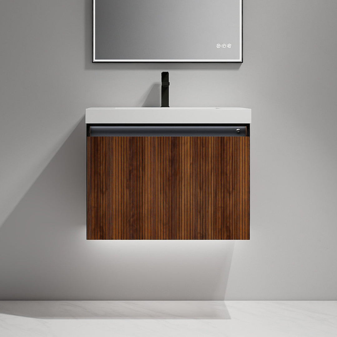 Lille Wall-Mounted Bathroom Vanity with LED Lights