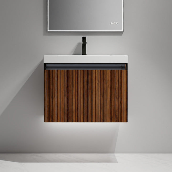 Lille Wall-Mounted Bathroom Vanity with LED Lights