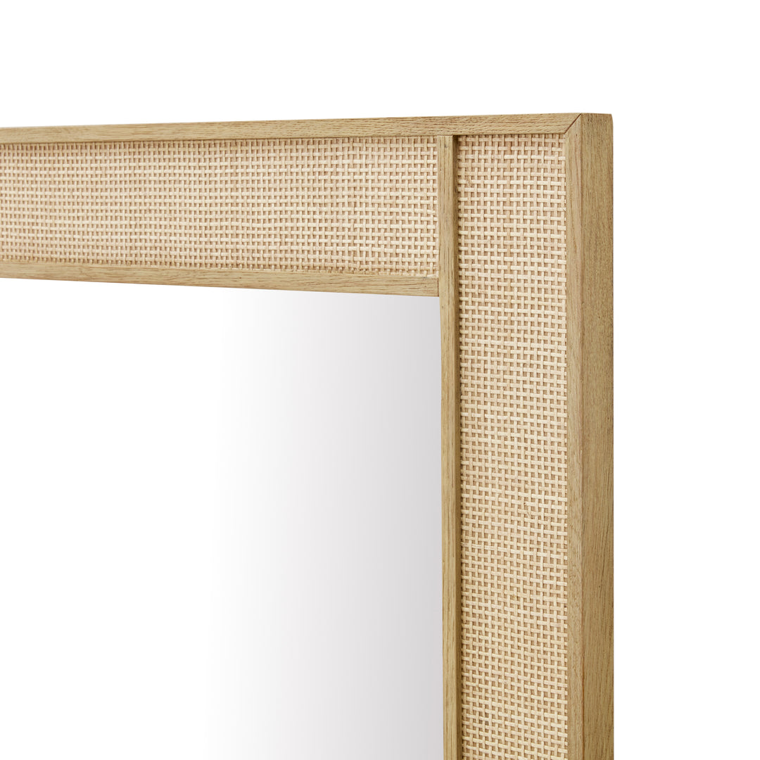 Solene 28" x 38" Bathroom Mirror, Seaside Oak