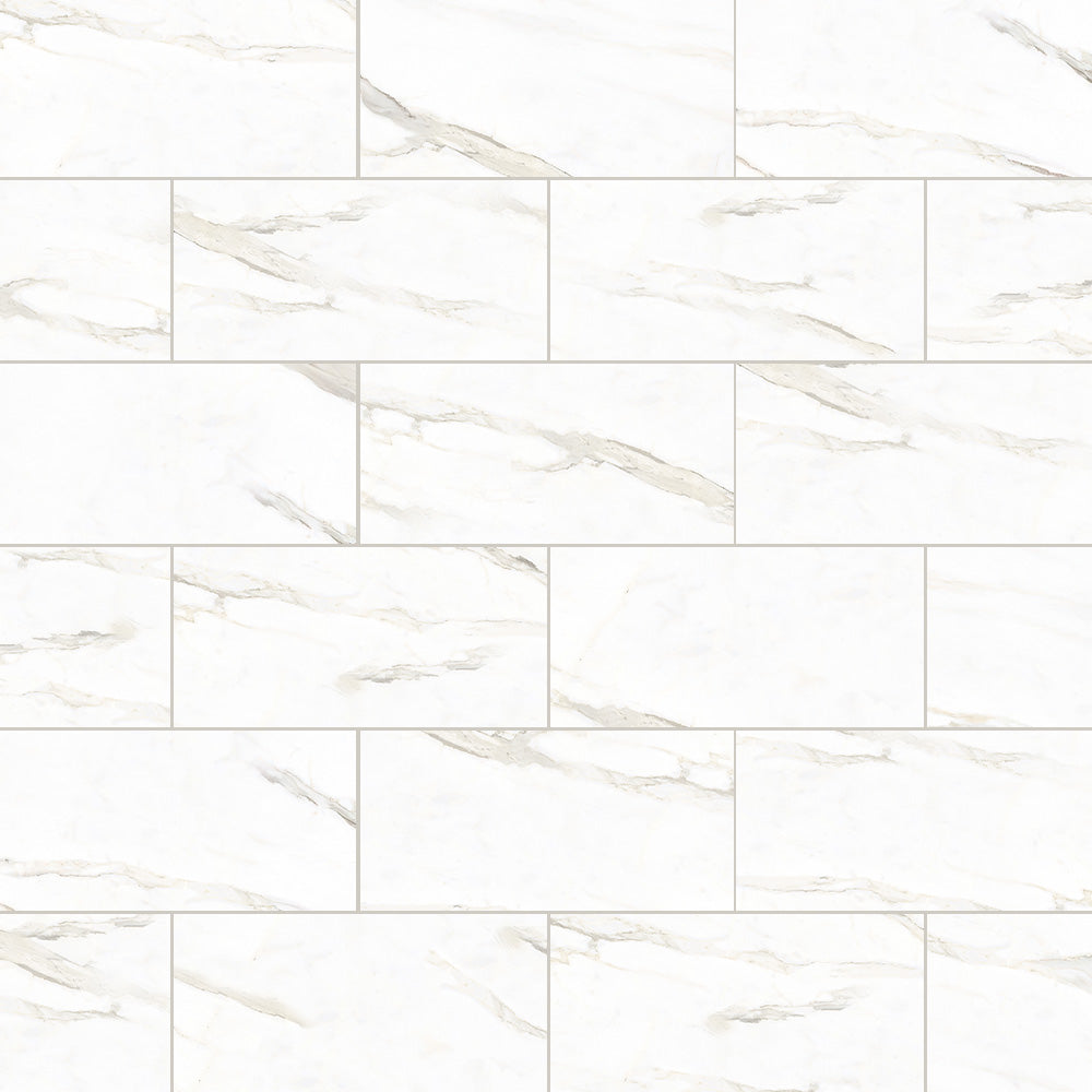 Marmo Classico Marble-Look Matte Porcelain Floor &amp; Wall Tile | ANVE Kitchen &amp; Bath