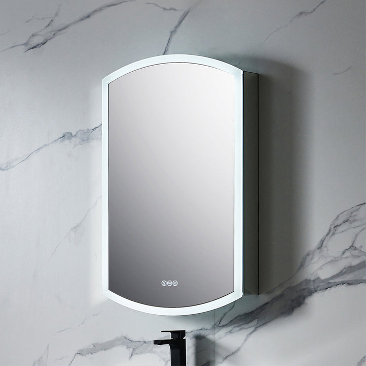 Castor Recessed or Surface-Mount LED Medicine Cabinet