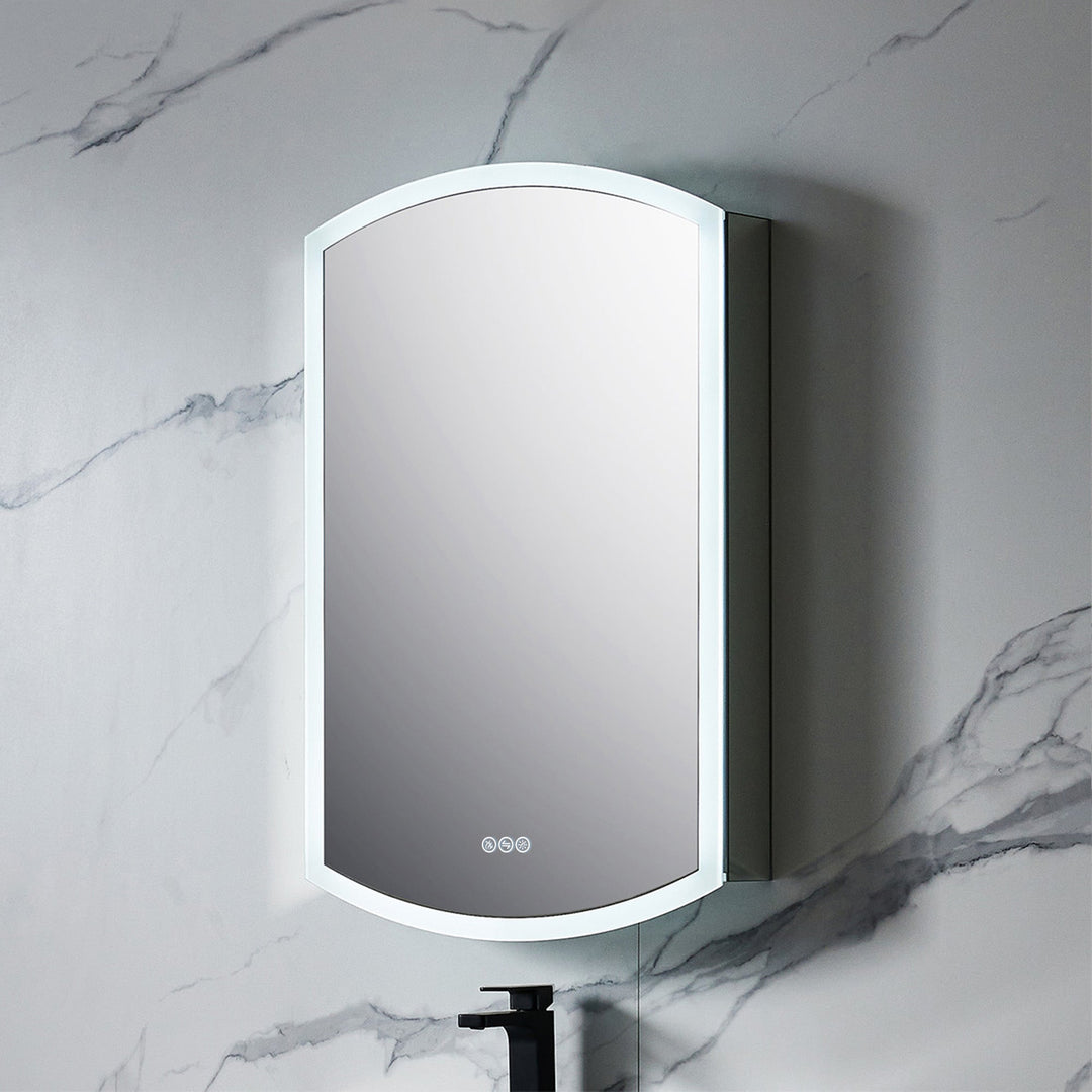 Castor Recessed or Surface-Mount LED Medicine Cabinet