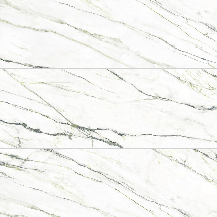 Monument Marble-Look Matte Ceramic Floor &amp; Wall Tile