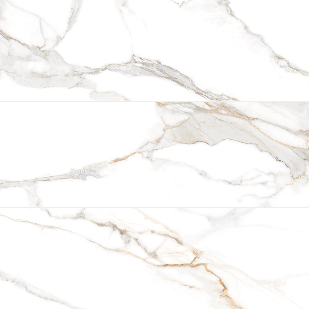 Monument Marble-Look Matte Ceramic Floor &amp; Wall Tile