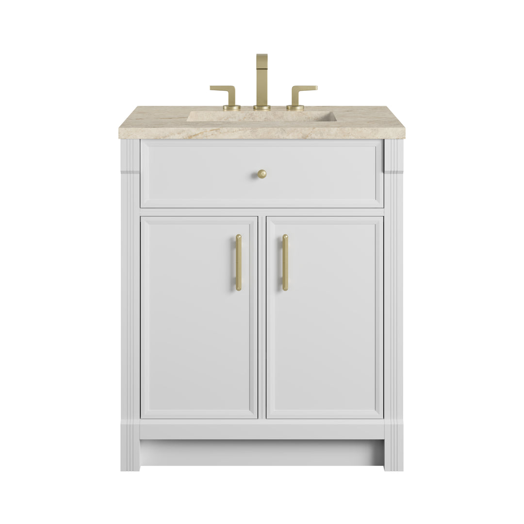 Bellshire Sink Freestanding Bathroom Vanity with Silestone Top
