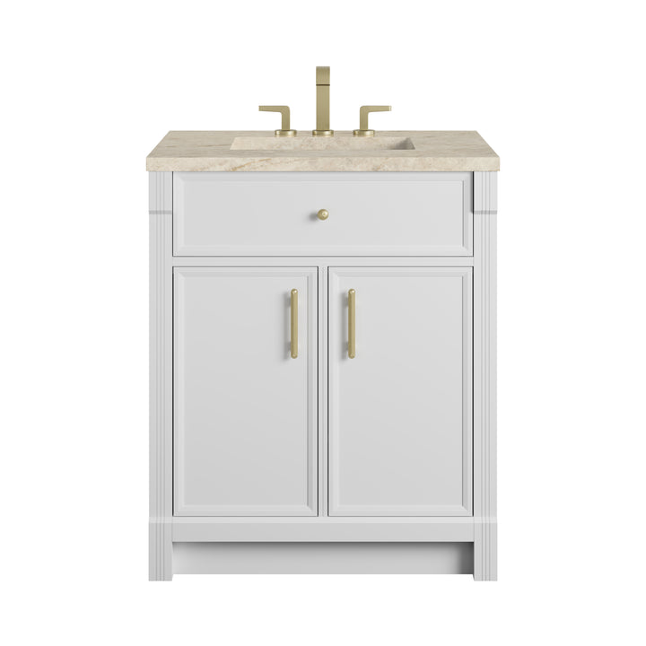 Bellshire Sink Freestanding Bathroom Vanity with Silestone Top