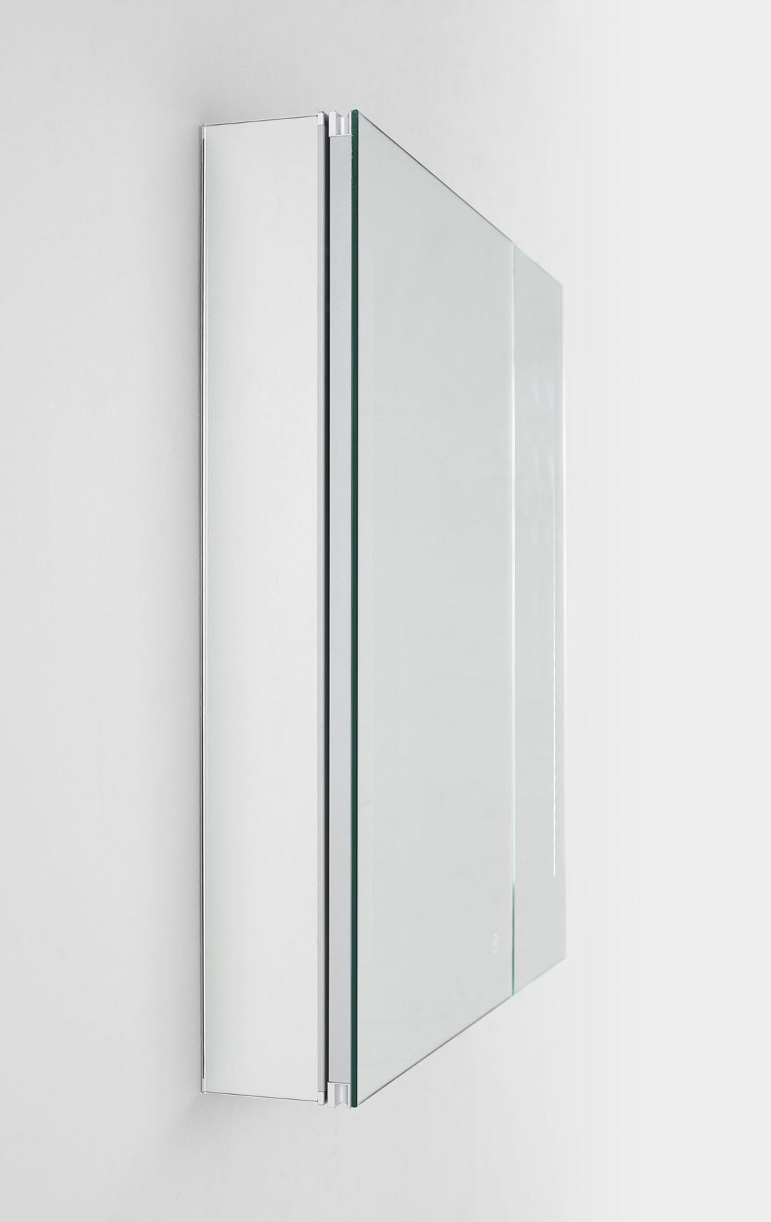AQUADOM Royale 30 inches x 30 inches Medicine Mirror Glass Cabinet for Bathroom