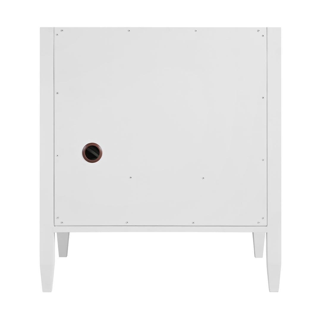 Myrrin 30" Single Vanity Cabinet in Bright White