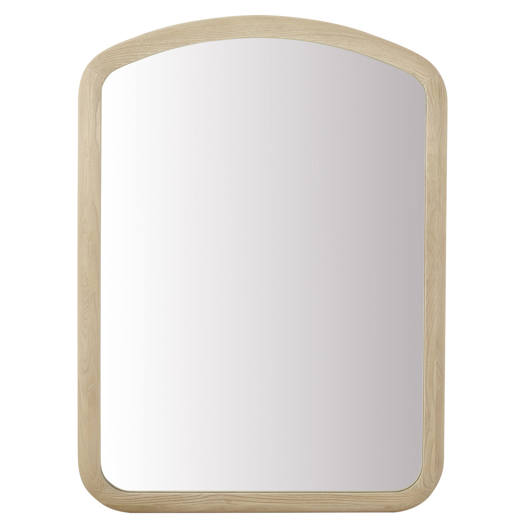 Gracyn 28" x 38" Arched Bathroom Mirror, Coastal Driftwood | ANVE Kitchen & Bath