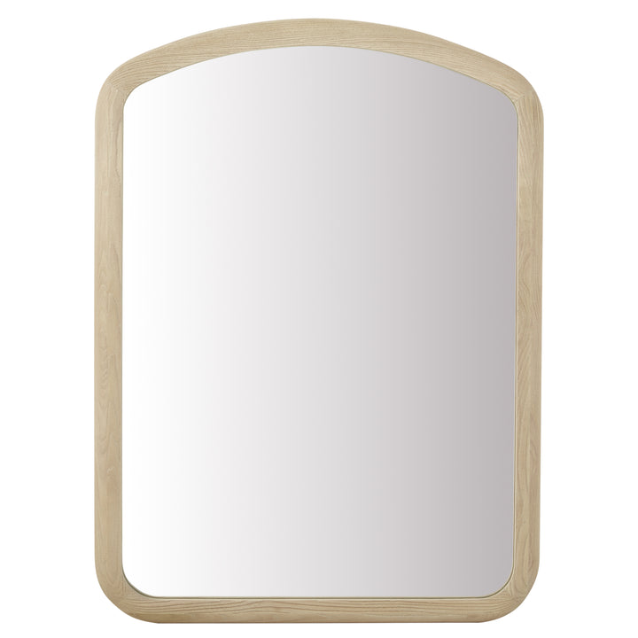 Gracyn 28" x 38" Arched Bathroom Mirror, Coastal Driftwood | ANVE Kitchen &amp; Bath