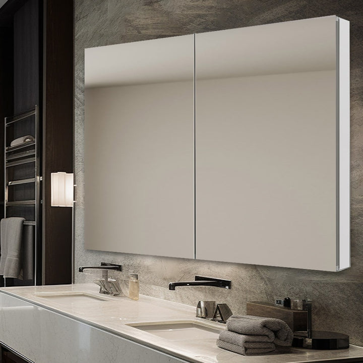 Royale 48" x 36" Double Door LED Medicine Cabinet | ANVE Kitchen &amp; Bath