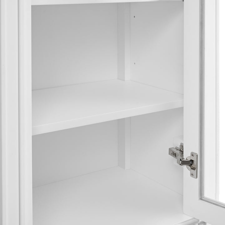 Brittany Linen Cabinet in Bright White