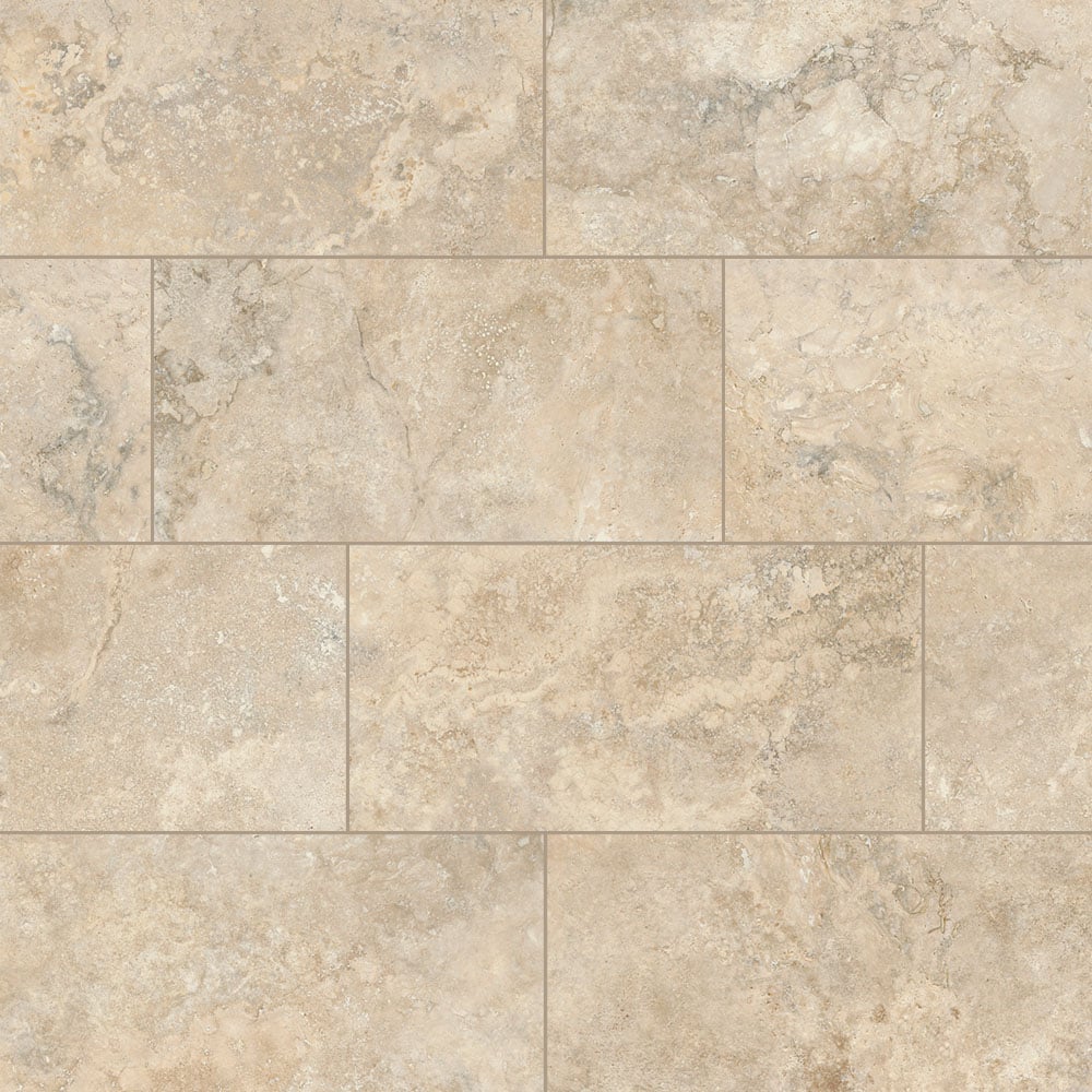 Rapalano Travertine-Look Porcelain Floor & Wall Tile | ANVE Kitchen & Bath