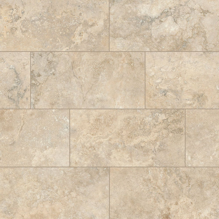 Rapalano Travertine-Look Porcelain Floor &amp; Wall Tile | ANVE Kitchen &amp; Bath
