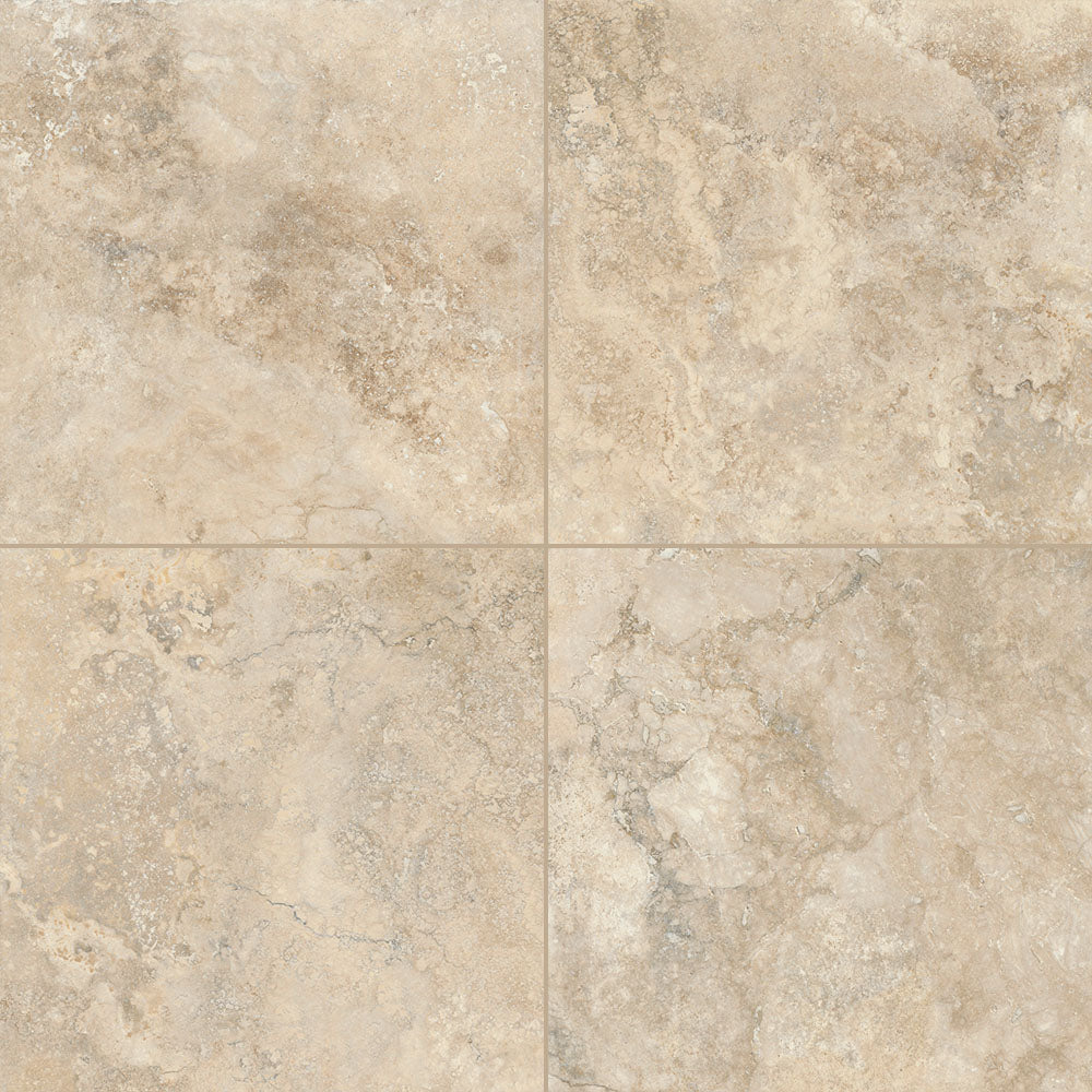 Rapalano Travertine-Look Porcelain Floor &amp; Wall Tile