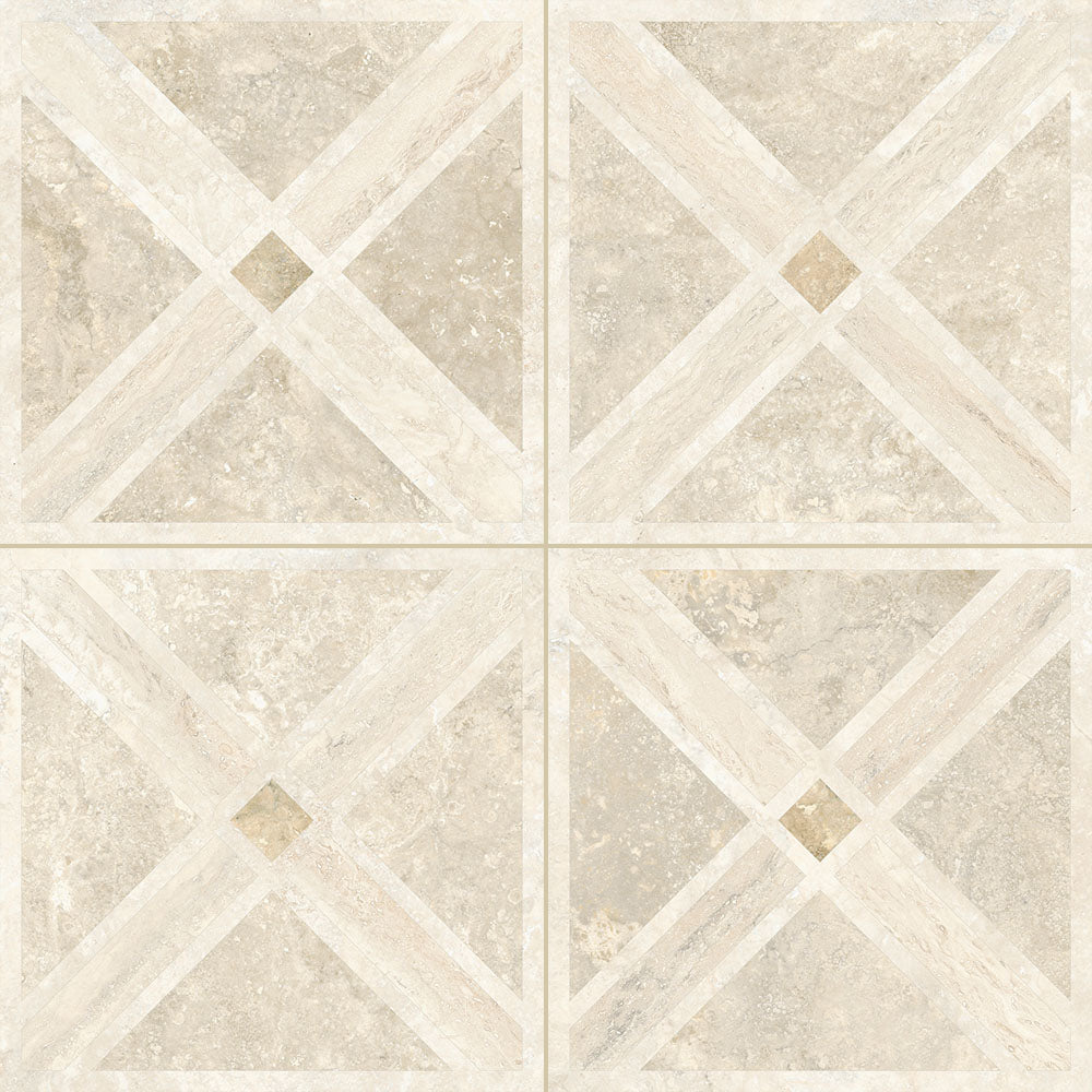 Rapalano Travertine-Look Porcelain Floor &amp; Wall Tile