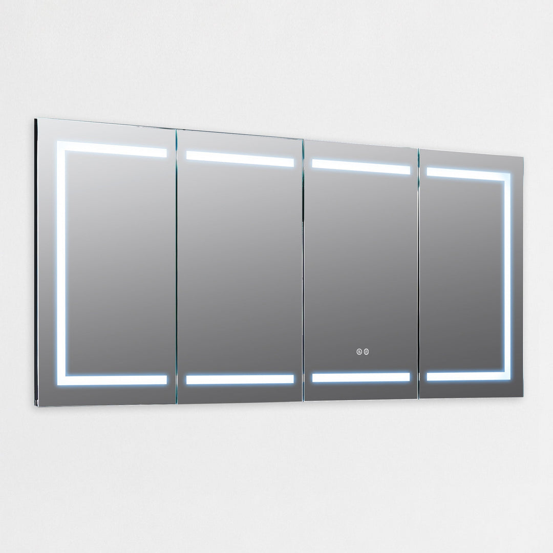 Canopus 60" Recessed or Surface-Mount LED Medicine Cabinet