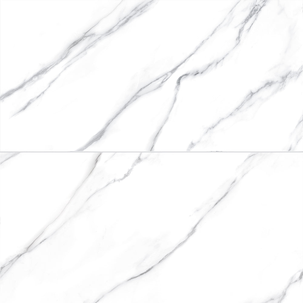 Reflections Bookmatch Polished Porcelain Floor & Wall Tile | ANVE Kitchen & Bath
