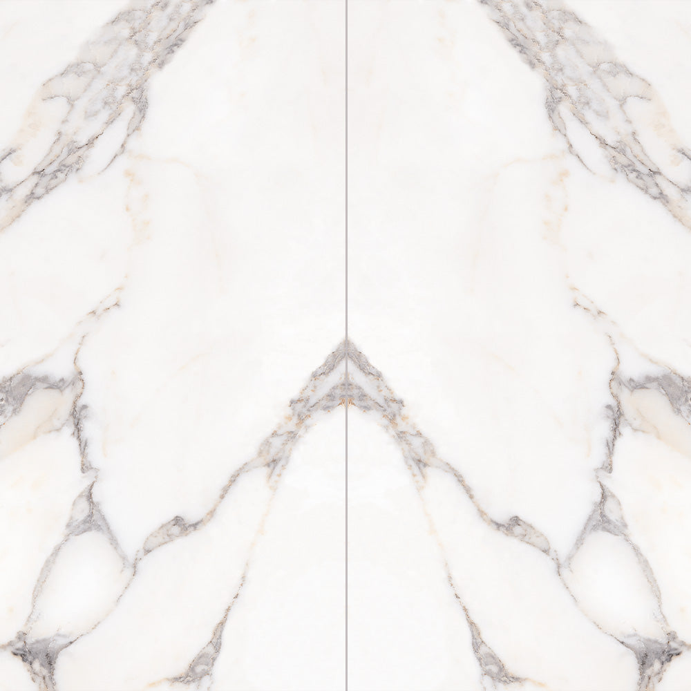 Reflections Bookmatch Polished Porcelain Floor &amp; Wall Tile