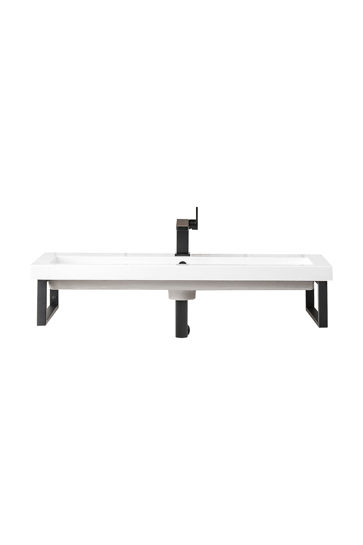 Boston Sink Floating Bathroom Vanity with Composite Stone Top