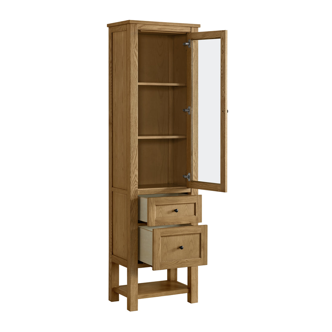 Breckenridge 22" Linen Cabinet in Light Natural Oak