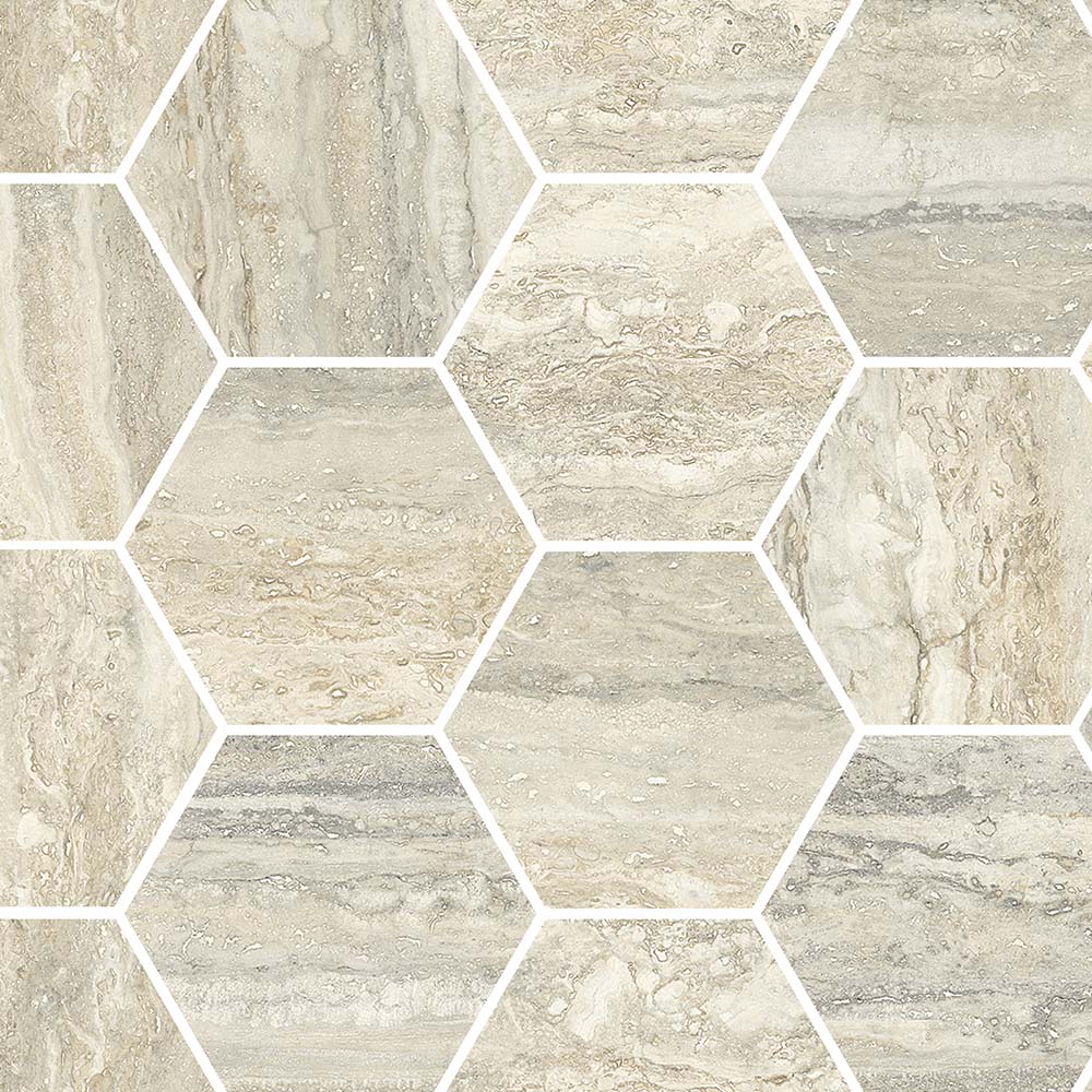 Saturnia Travertine-Look Porcelain Floor &amp; Wall Tile