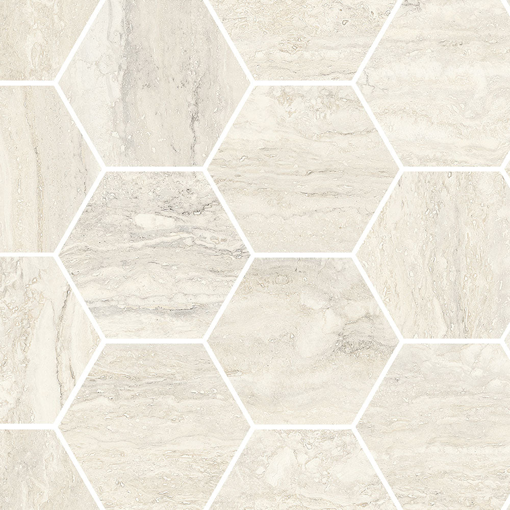 Saturnia Travertine-Look Porcelain Floor &amp; Wall Tile