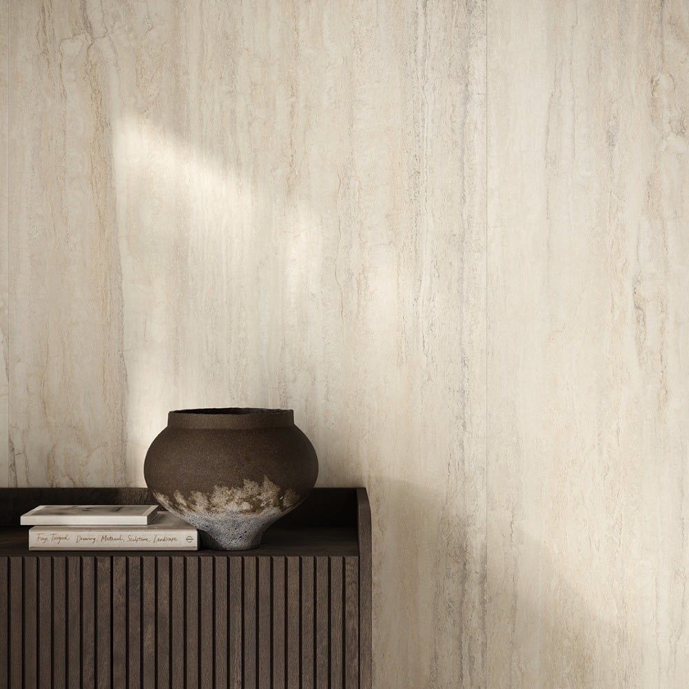 Saturnia Travertine-Look Porcelain Floor &amp; Wall Tile