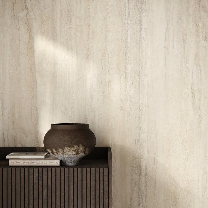 Saturnia Travertine-Look Porcelain Floor &amp; Wall Tile