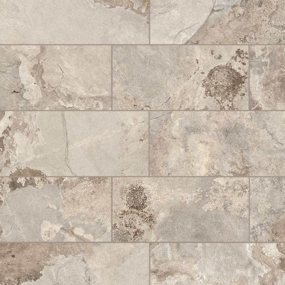 Slate Stone-Look Porcelain Floor &amp; Wall Tile