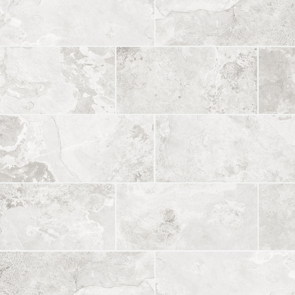 Slate Stone-Look Porcelain Floor &amp; Wall Tile