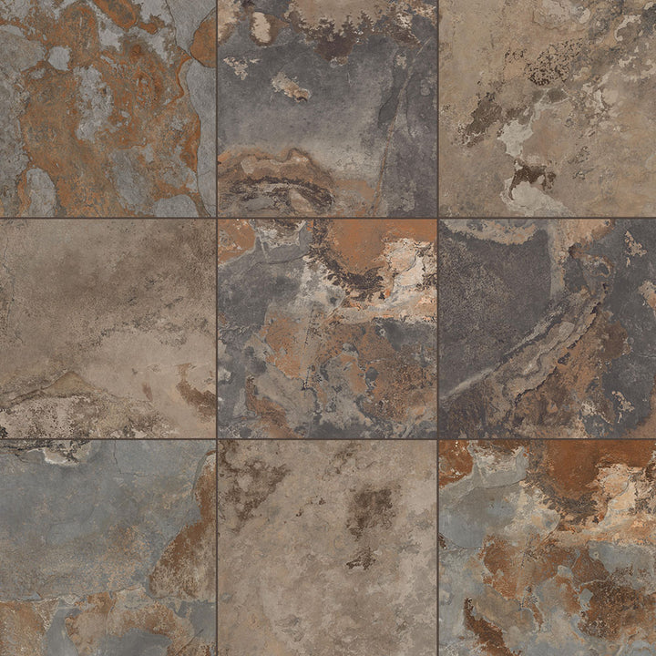 Slate Stone-Look Porcelain Floor &amp; Wall Tile
