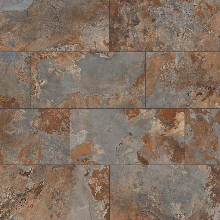 Slate Stone-Look Porcelain Floor &amp; Wall Tile