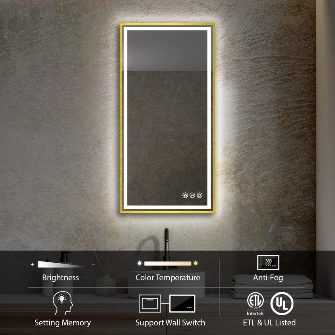 Stellar LED Bathroom Mirror, Anti-Fog