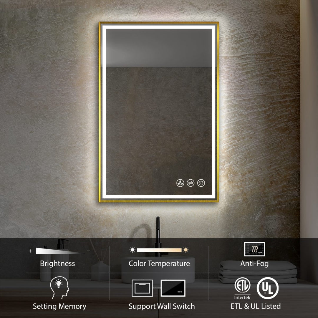 Stellar LED Bathroom Mirror, Anti-Fog