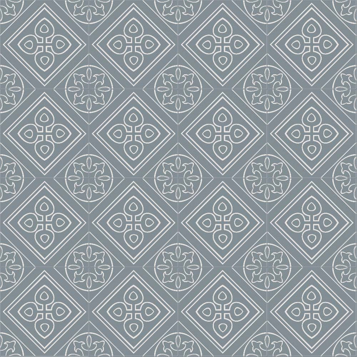 Stencil Matte Porcelain Floor &amp; Wall Tile