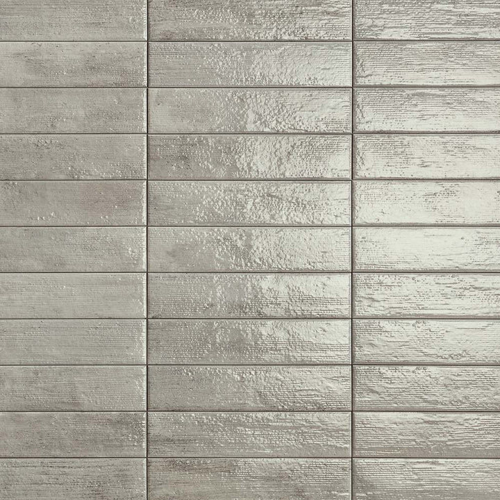 Structure 3" x 12" Glossy Porcelain Floor &amp; Wall Tile | ANVE Kitchen &amp; Bath