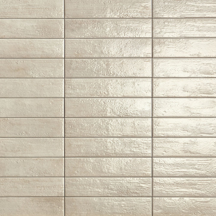 Structure 3" x 12" Glossy Porcelain Floor &amp; Wall Tile