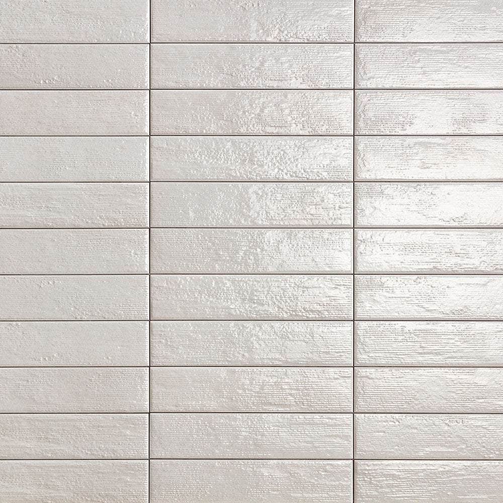 Structure 3" x 12" Glossy Porcelain Floor &amp; Wall Tile