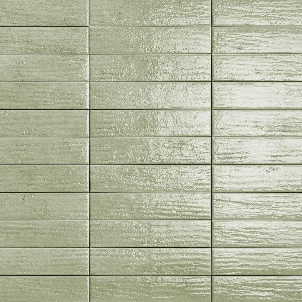 Structure 3" x 12" Glossy Porcelain Floor &amp; Wall Tile
