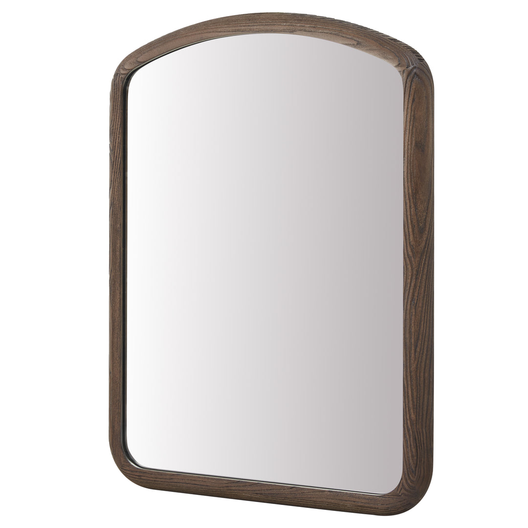 Gracyn 28" x 38" Arched Bathroom Mirror, Sable