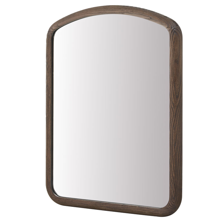 Gracyn 28" x 38" Arched Bathroom Mirror, Sable