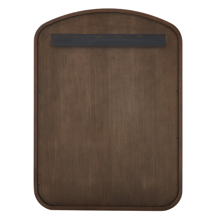 Gracyn 28" x 38" Arched Bathroom Mirror, Sable