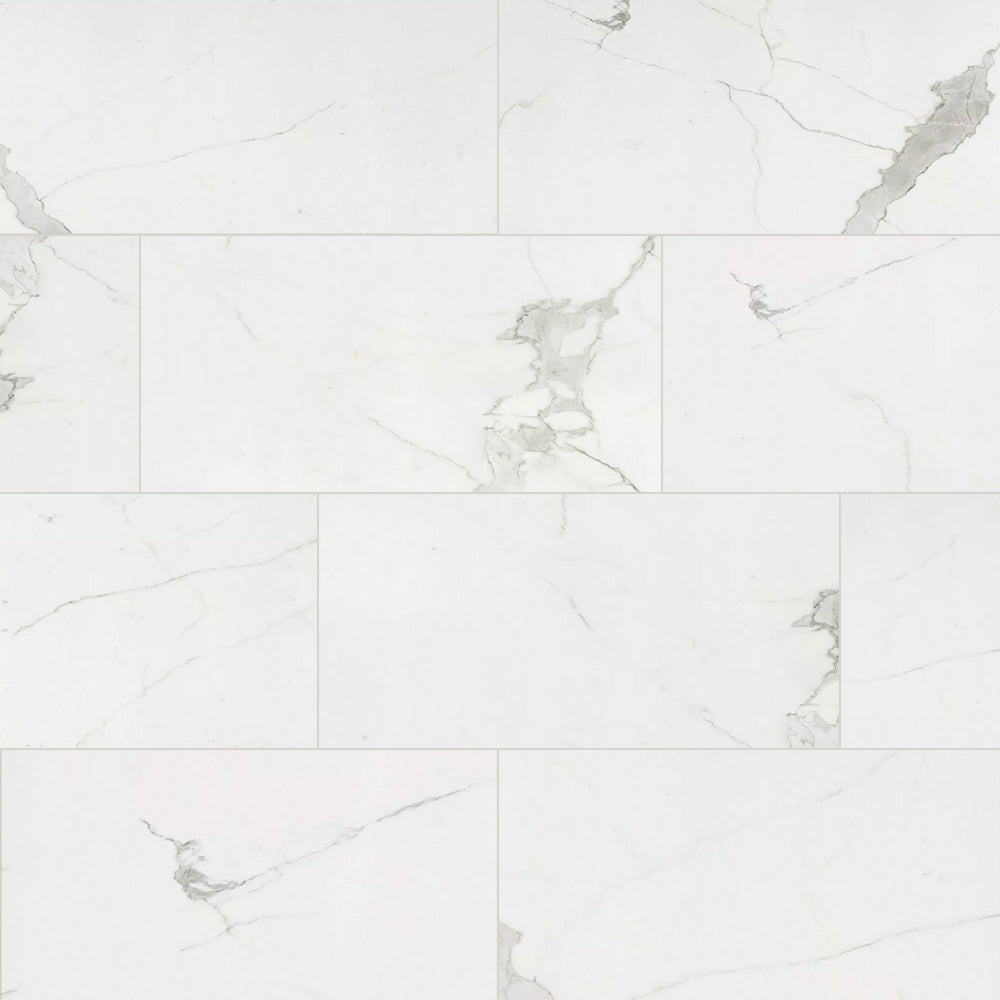 Timeless Marble-Look Porcelain Mosaic Tile