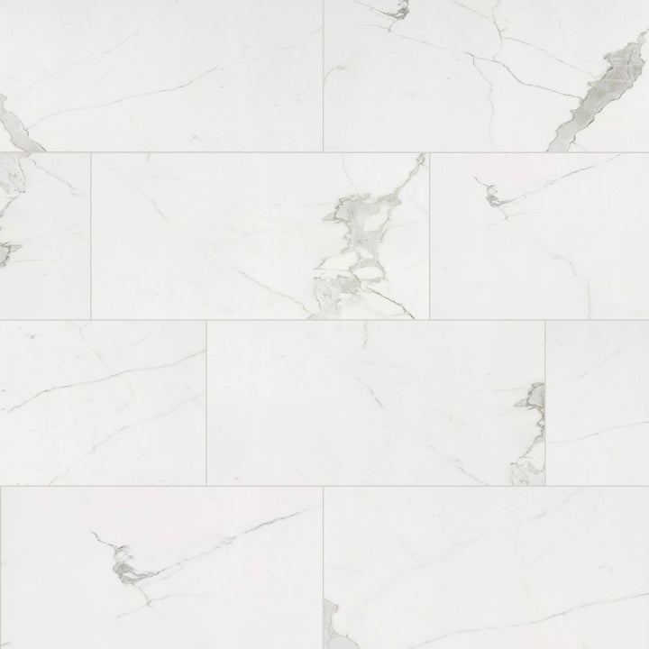 Timeless Marble-Look Porcelain Mosaic Tile