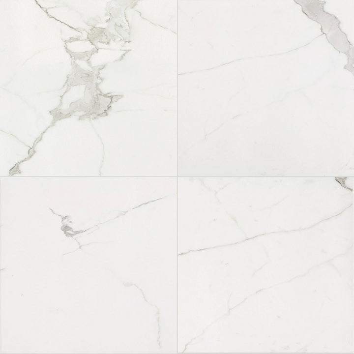 Timeless Marble-Look Porcelain Mosaic Tile
