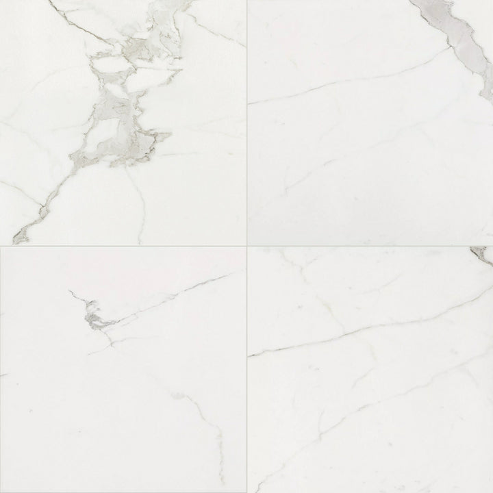 Timeless Marble-Look Porcelain Mosaic Tile
